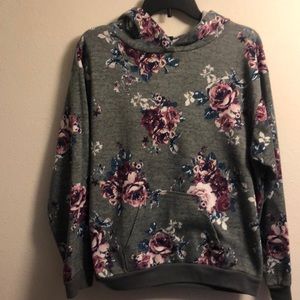 Cute floral hoodie